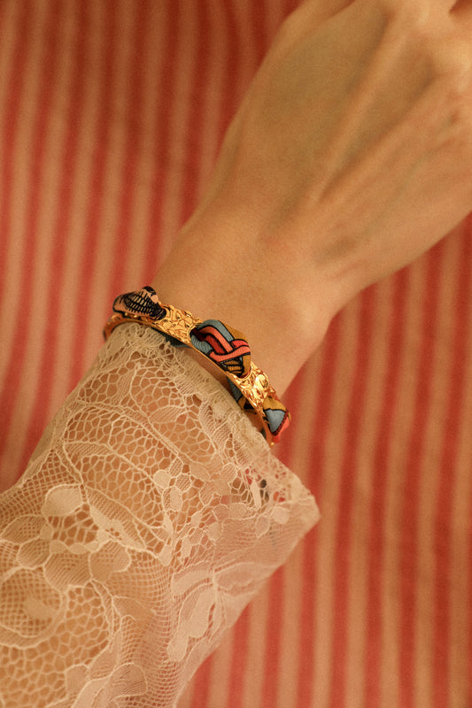Bracelet Féérie et ruban Pirate coloré
