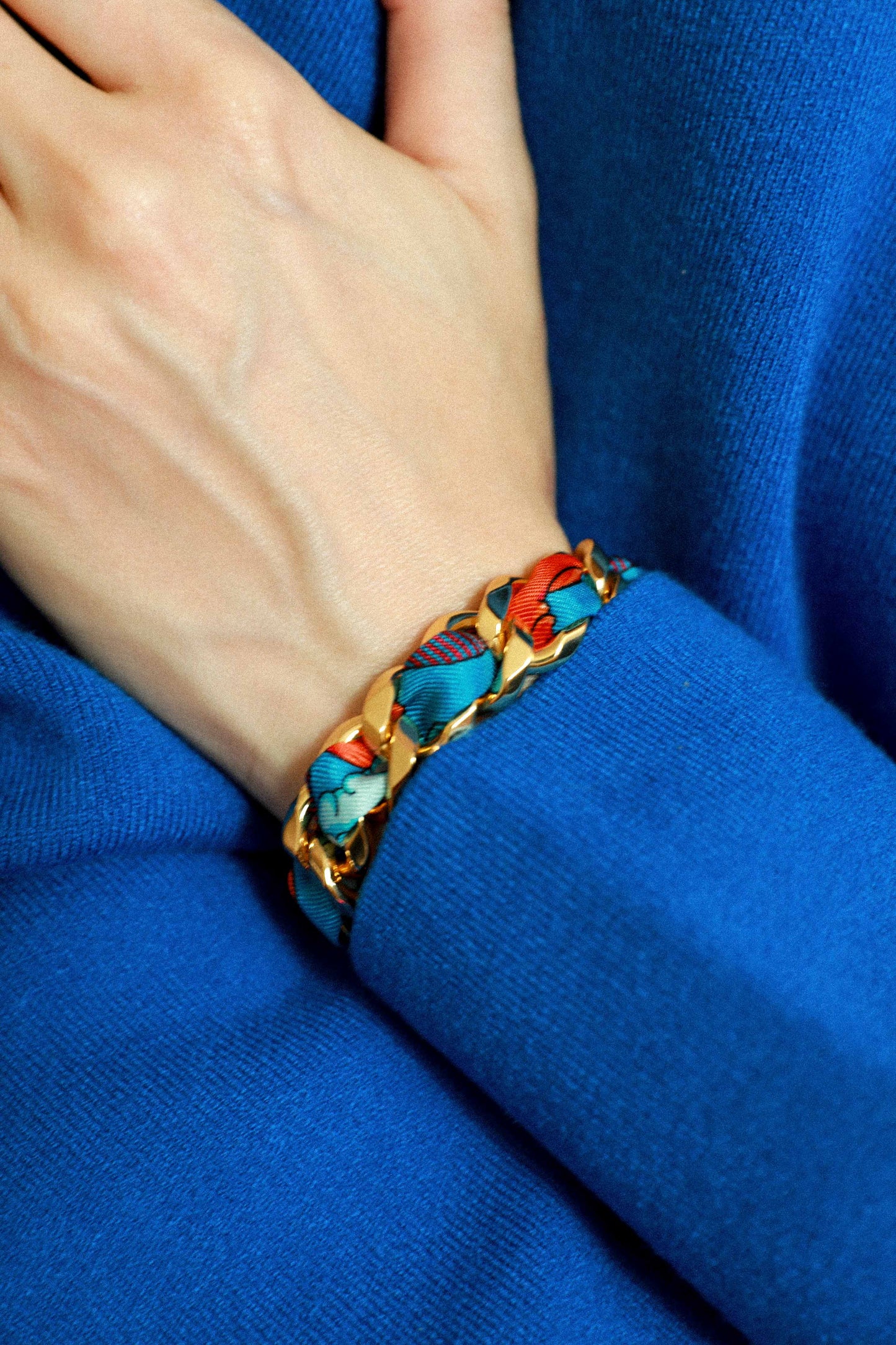 Bracelet Décembre et ruban Le Cirque des Rêves, coloré