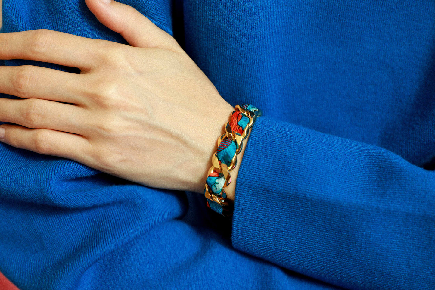 Bracelet Décembre et ruban Le Cirque des Rêves, coloré