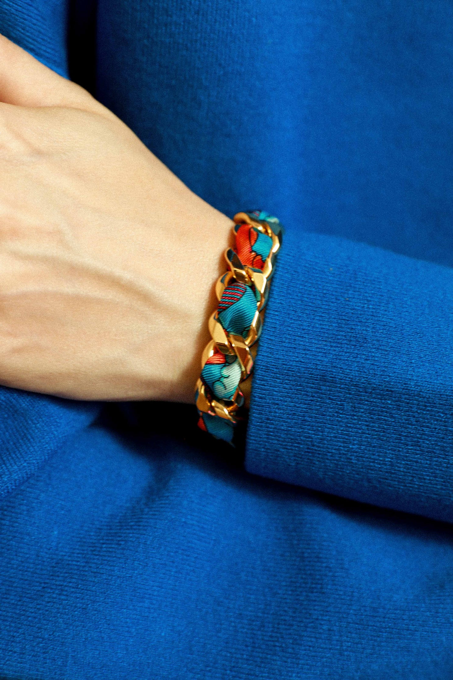 Bracelet Décembre et ruban Le Cirque des Rêves, coloré