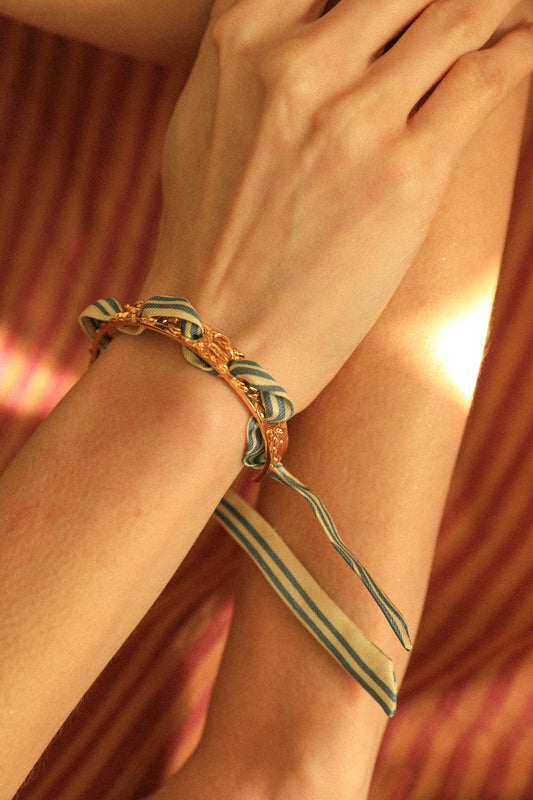 Bracelet Féérie et ruban Marinière neutre