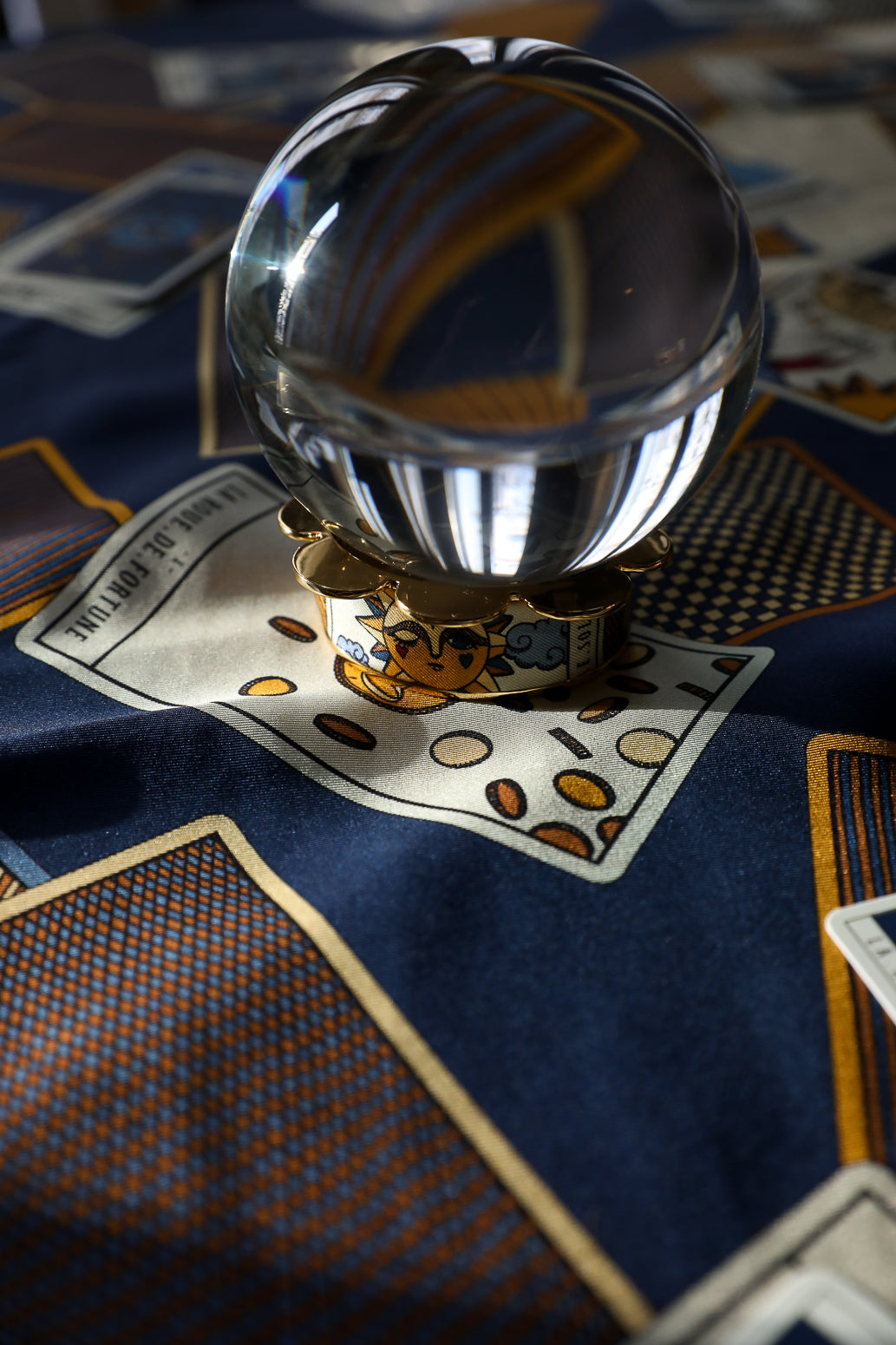 Manchette Fanion et ruban Tarot, marine