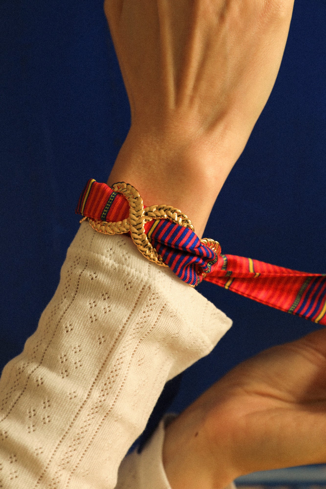 Manchette Tresse et ruban Summer