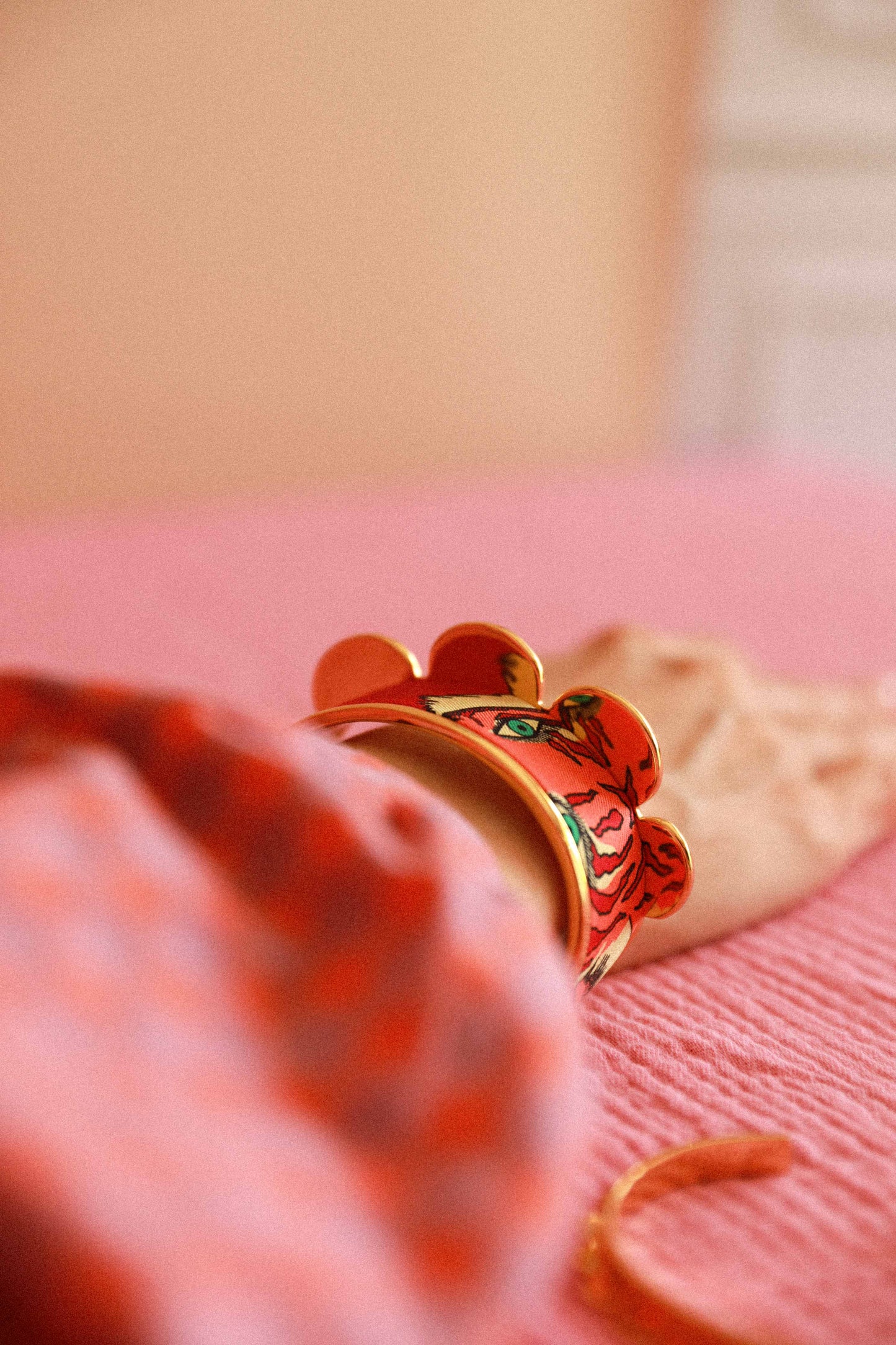 Tigers &amp; Hoops Pennant and Ribbon Cuff, Colorful