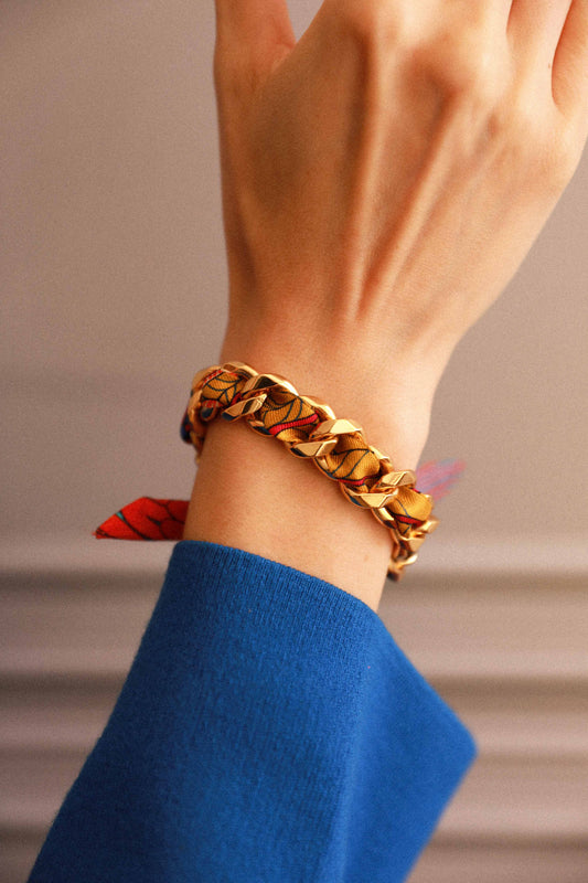 Bracelet Décembre et ruban Carrousel, coloré