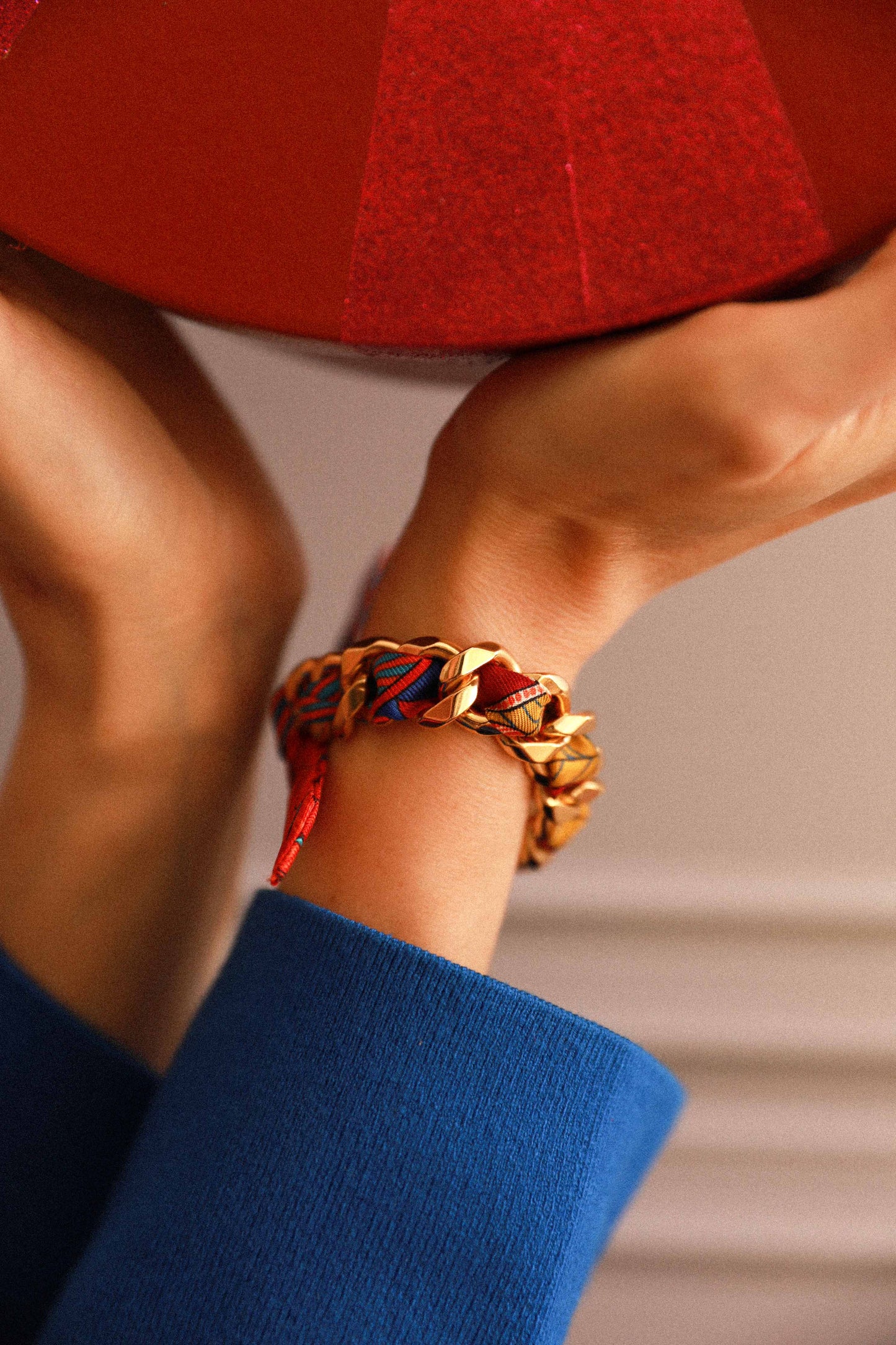Bracelet Décembre et ruban Carrousel, coloré