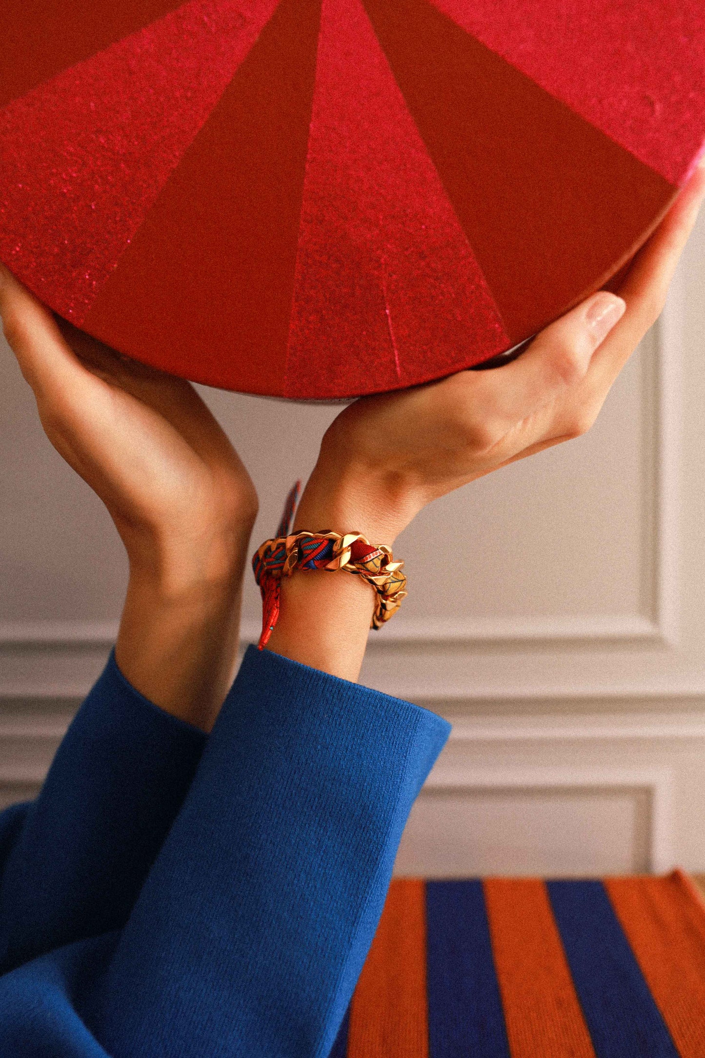 Bracelet Décembre et ruban Carrousel, coloré