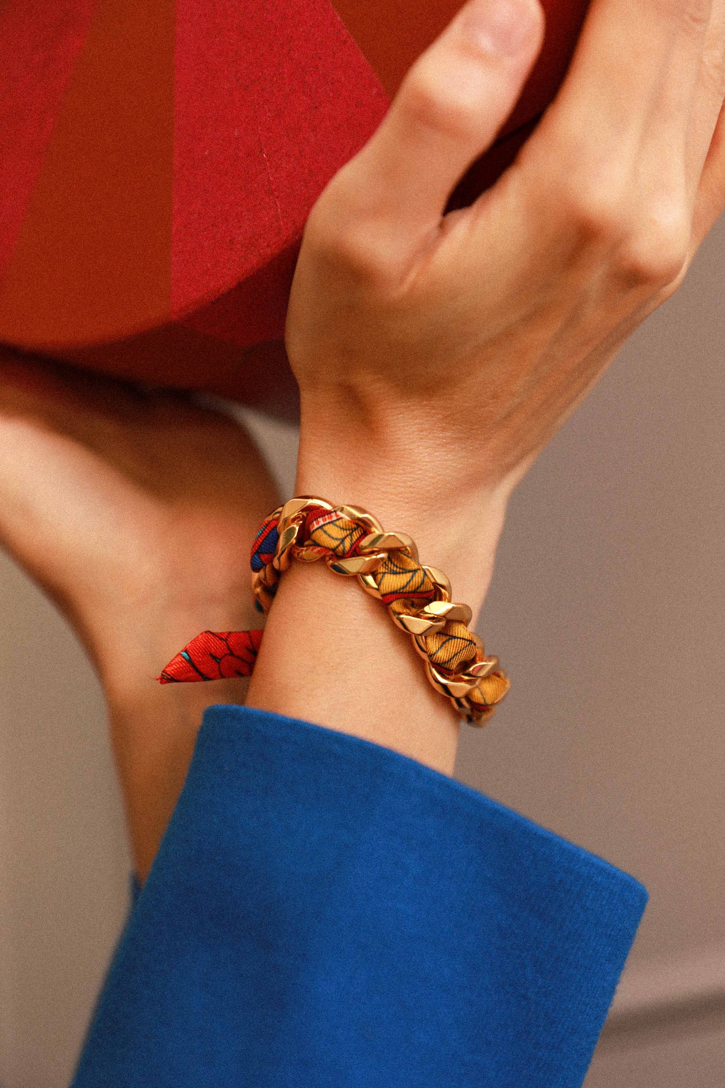 Bracelet Décembre et ruban Carrousel, coloré