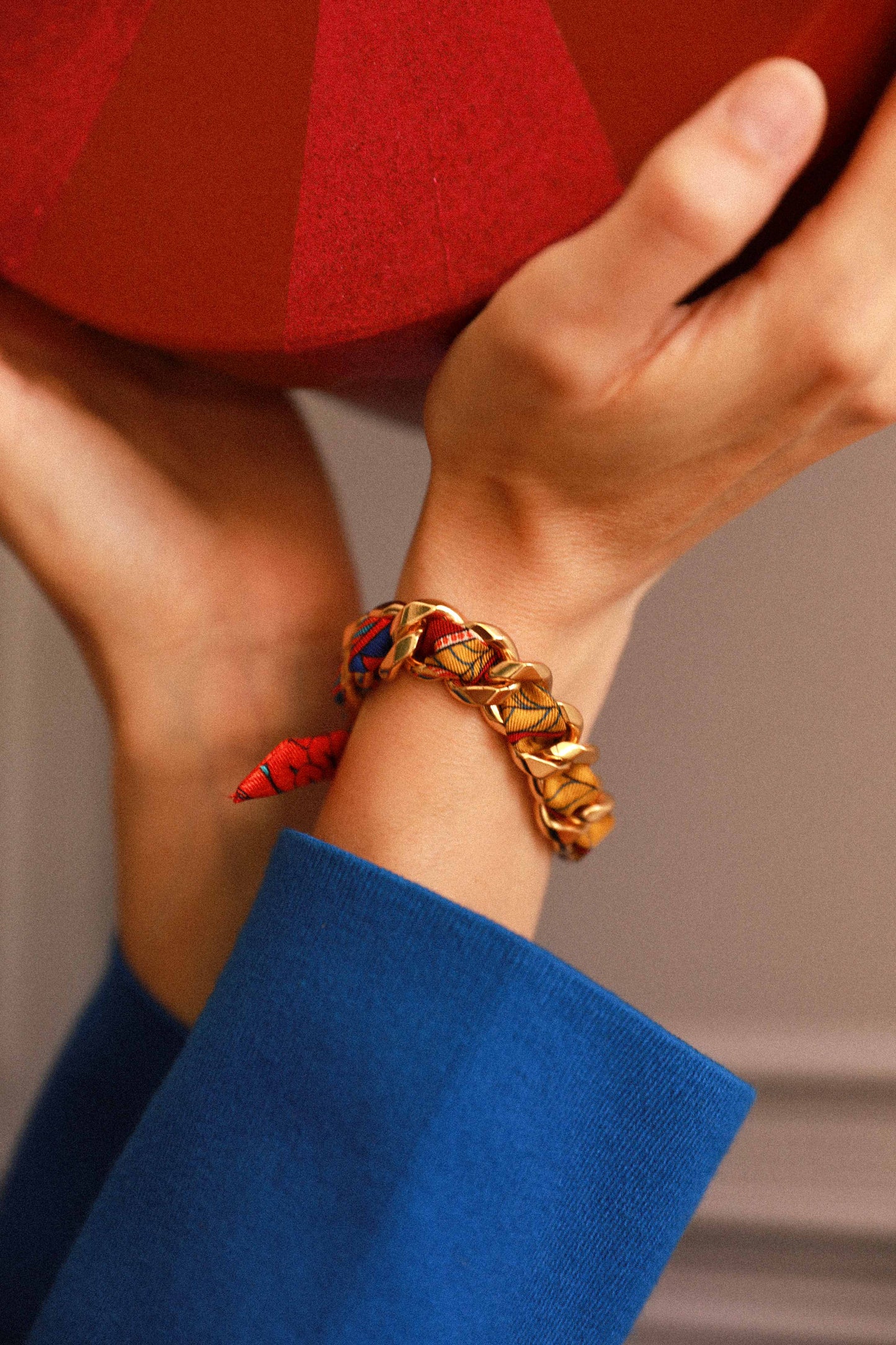 Bracelet Décembre et ruban Carrousel, coloré
