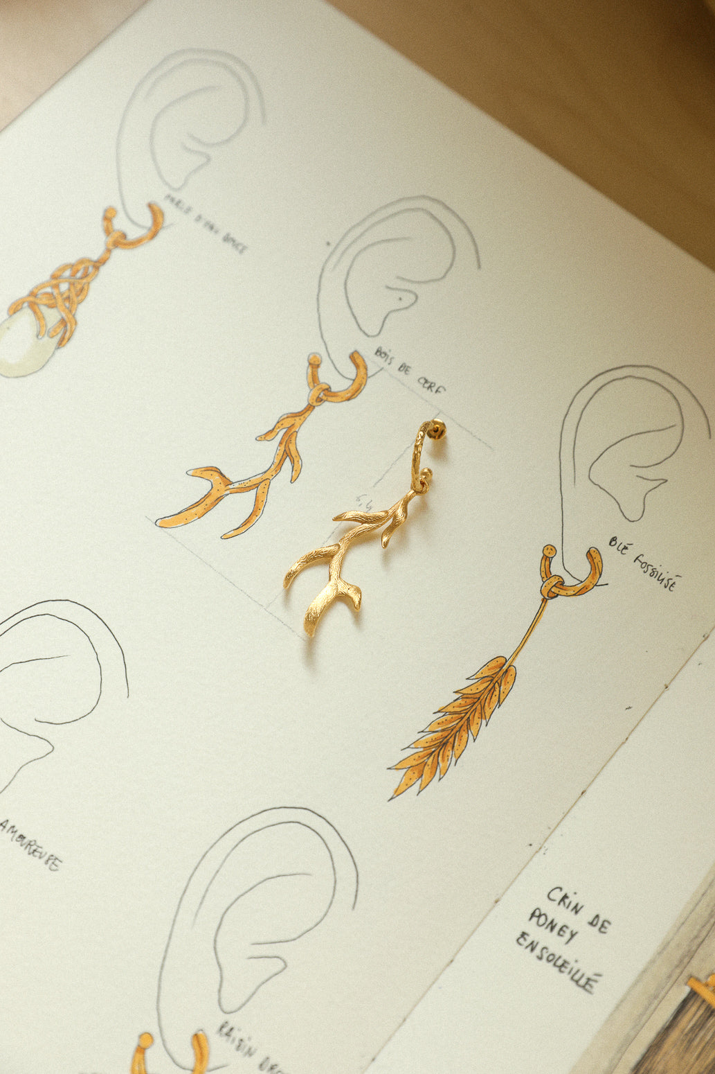Deer Antler Earrings