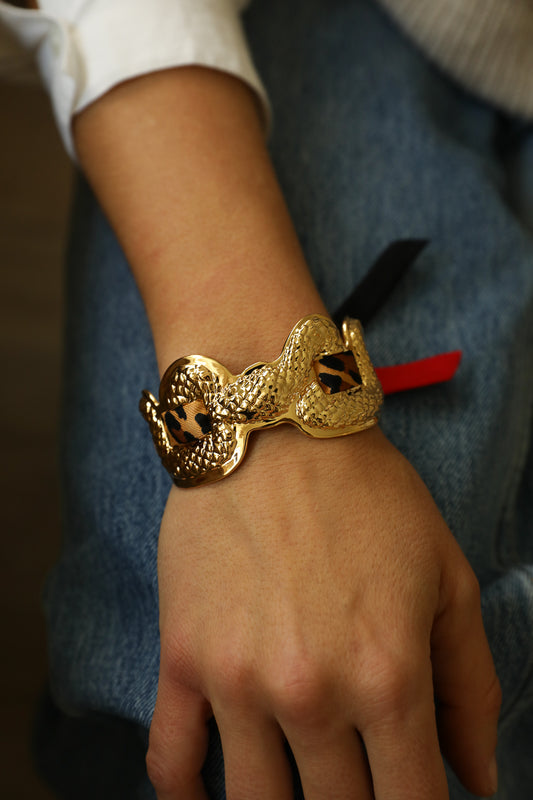 Serpentarius Cuff and Astral Map Ribbon, Neutral