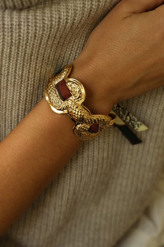 Manchette Serpentaire et ruban Capricorne