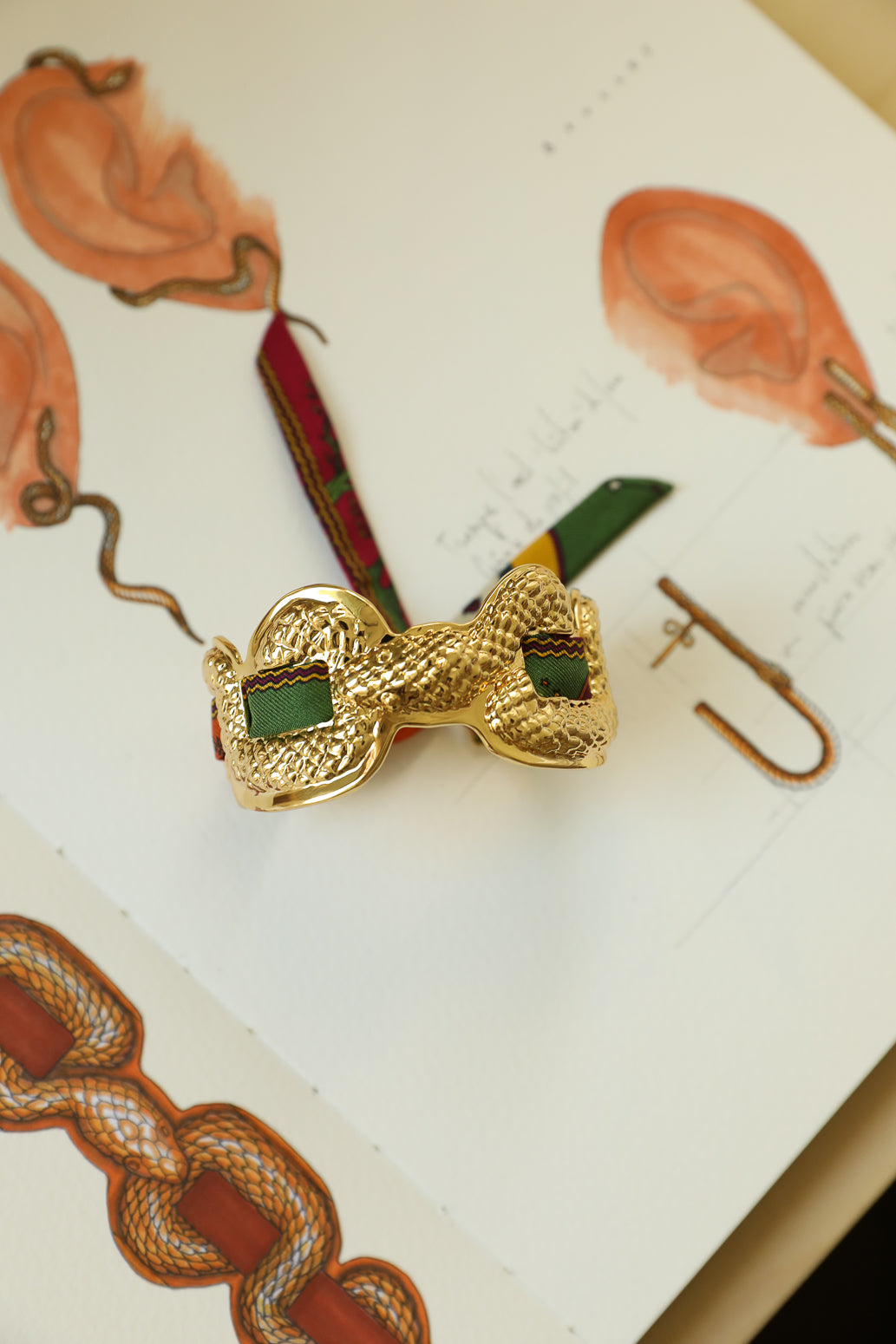 Manchette Serpentaire et ruban Taureau