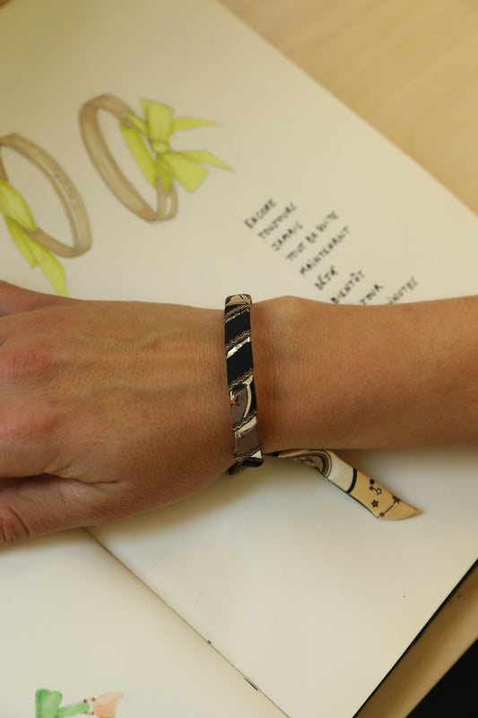 Always Silver Bangle and Scorpio Ribbon