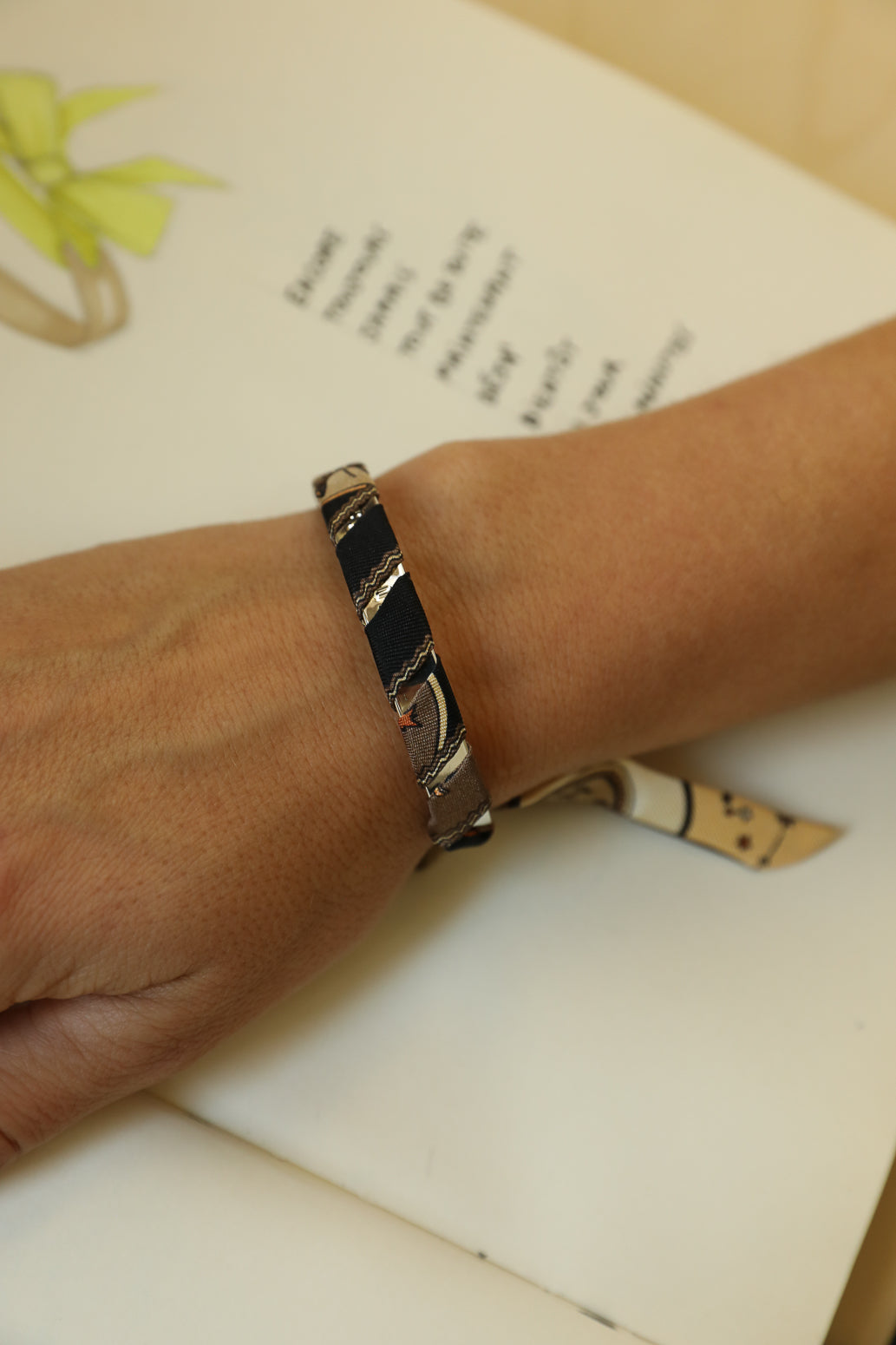 Always Silver Bangle and Scorpio Ribbon