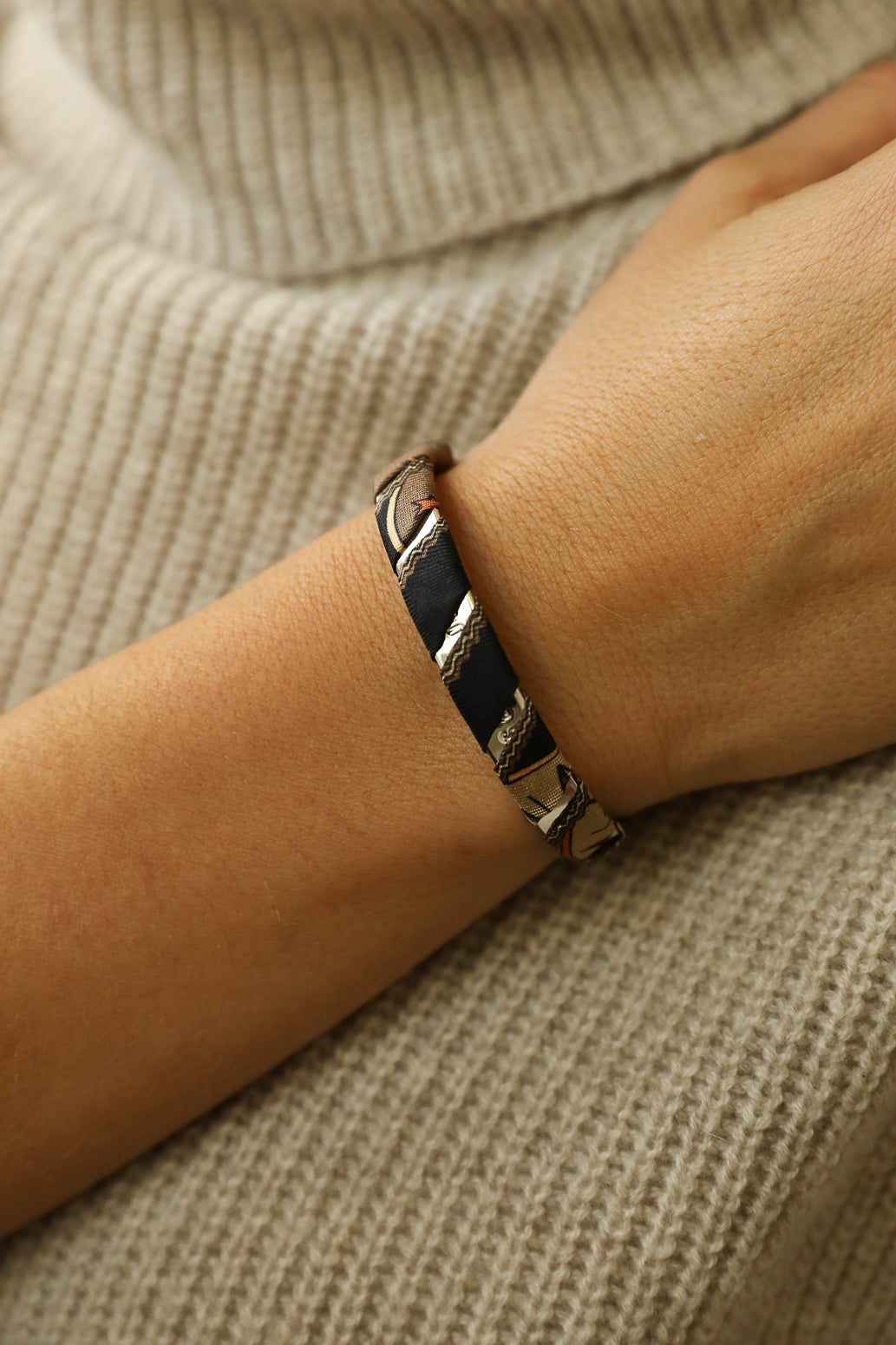 Always Silver Bangle and Scorpio Ribbon