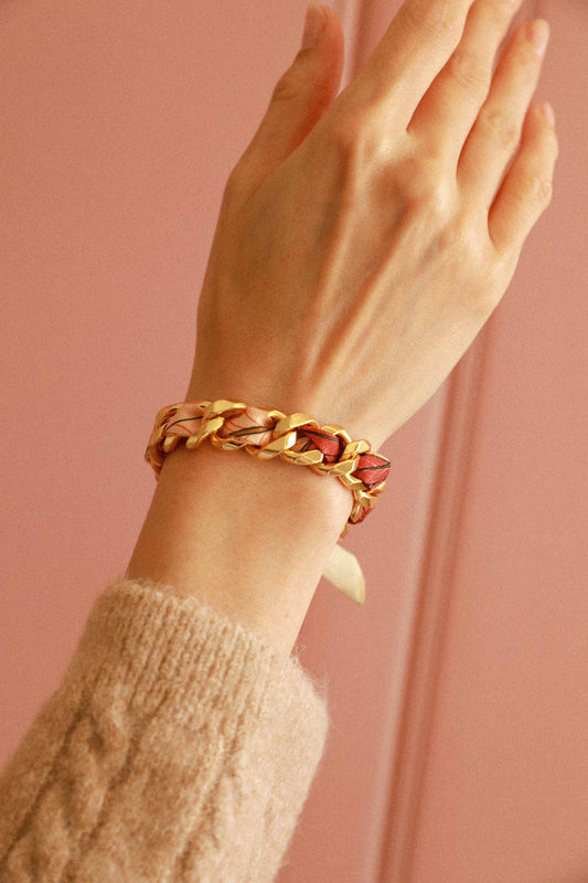 Bracelet Décembre et ruban Carrousel, neutre