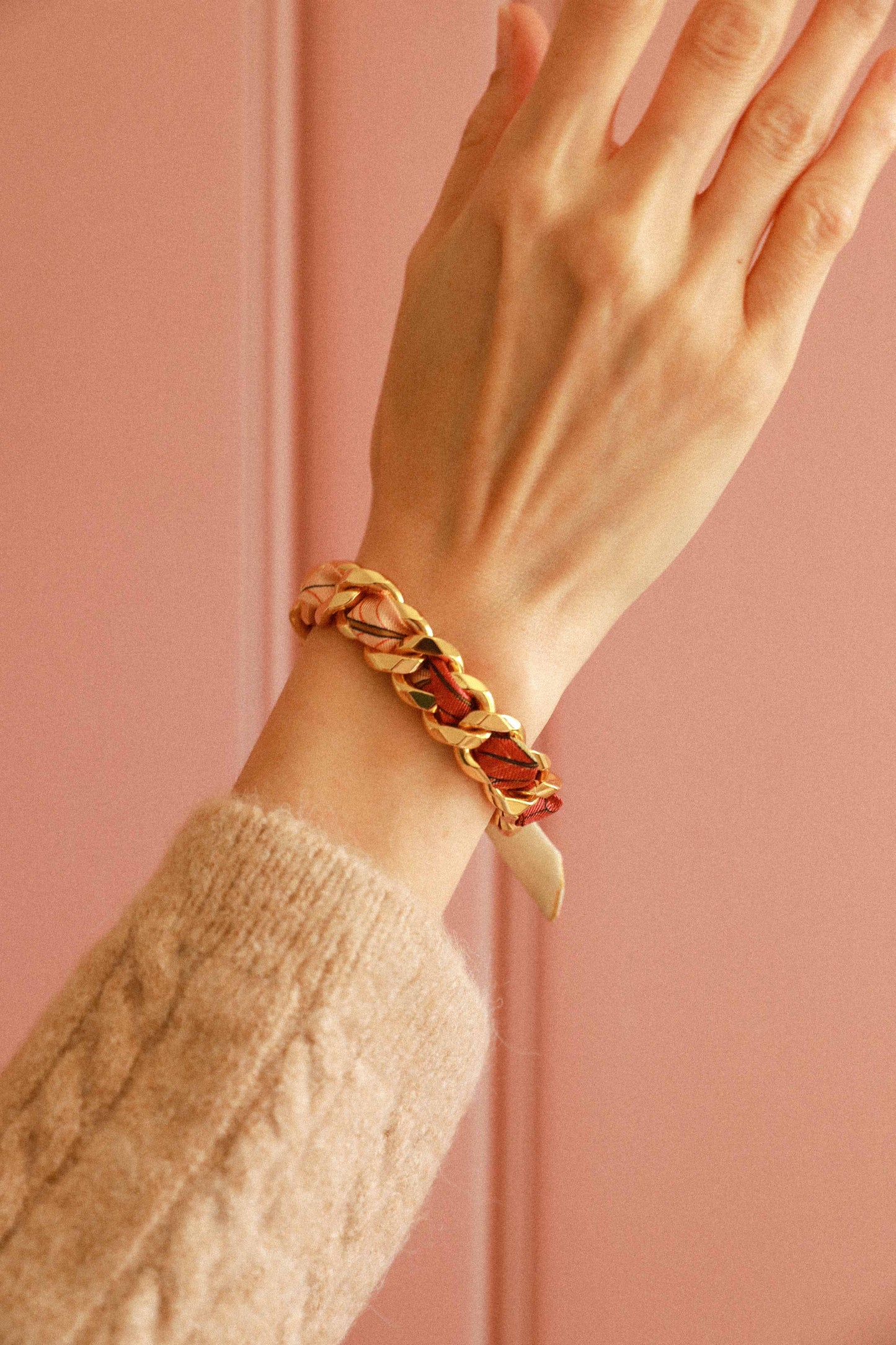 Bracelet Décembre et ruban Carrousel, neutre