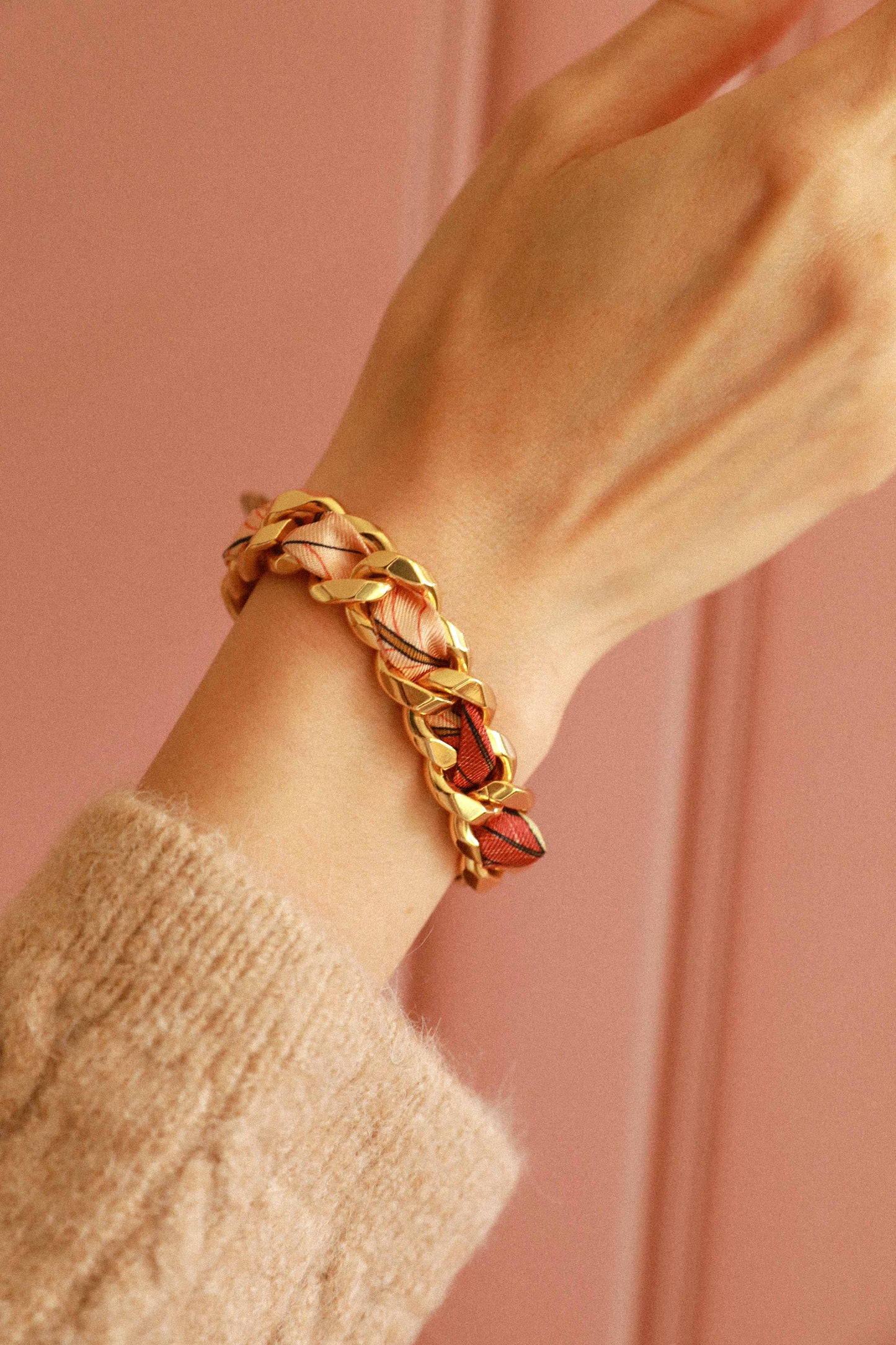 Bracelet Décembre et ruban Carrousel, neutre