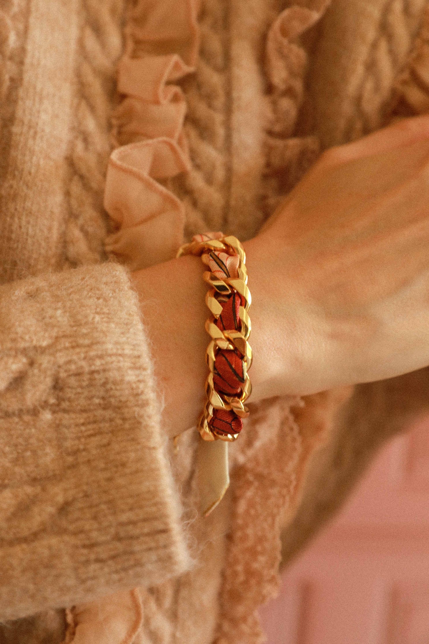Bracelet Décembre et ruban Carrousel, neutre