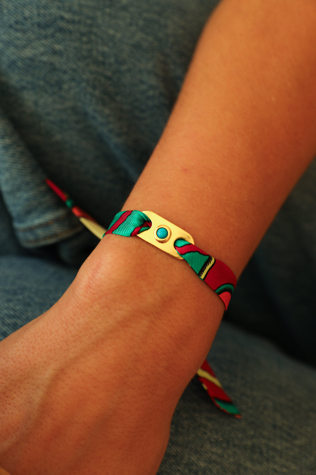 Star Ornament Set + 4cm Ribbon Brown Earth