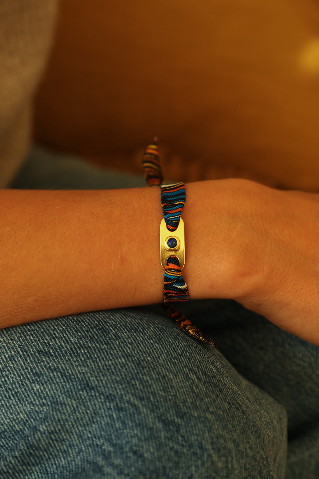 Star Ornament Set + 4cm Ribbon Brown Earth