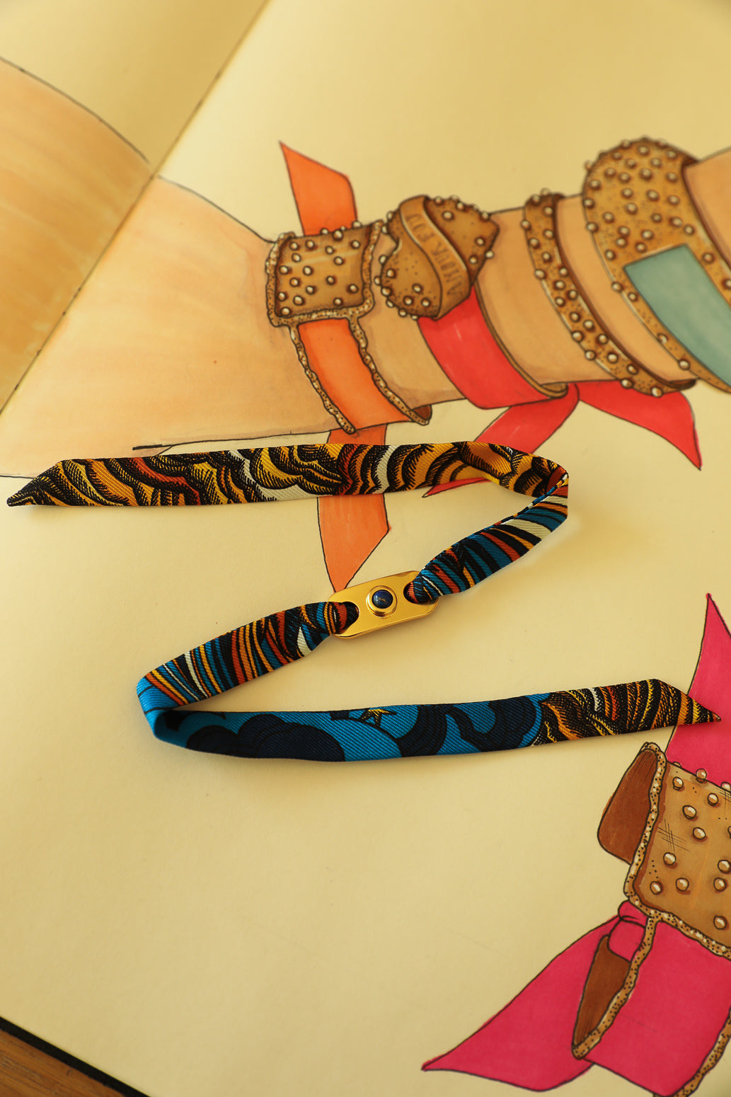 Star Ornament Set + 4cm Ribbon Brown Earth