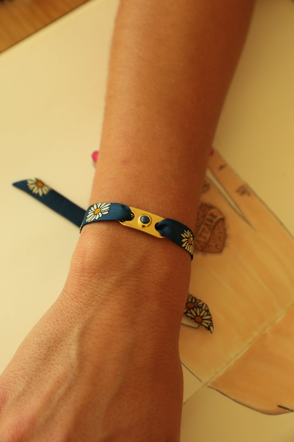 Star Ornament Set + 4cm Ribbon Brown Earth