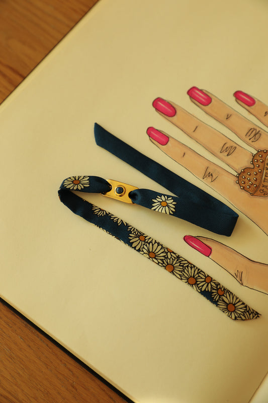 Star Ornament Set + 4cm Ribbon Brown Earth