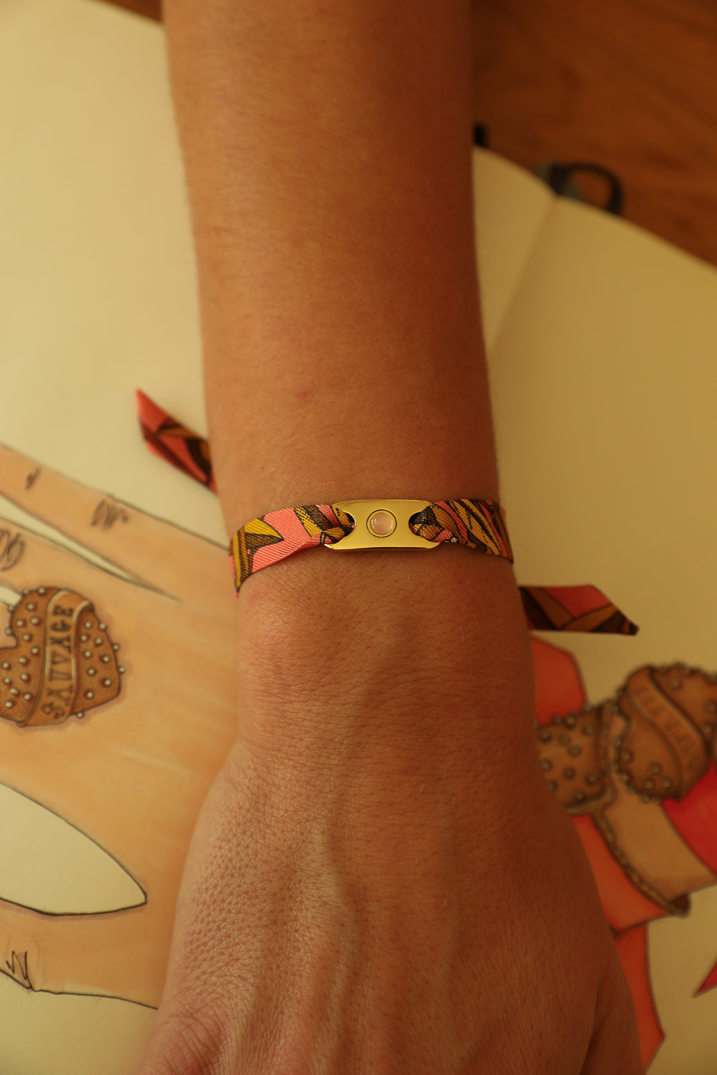 Star Ornament Set + 4cm Ribbon Brown Earth