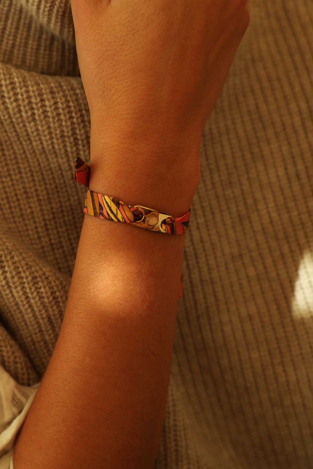 Star Ornament Set + 4cm Ribbon Brown Earth