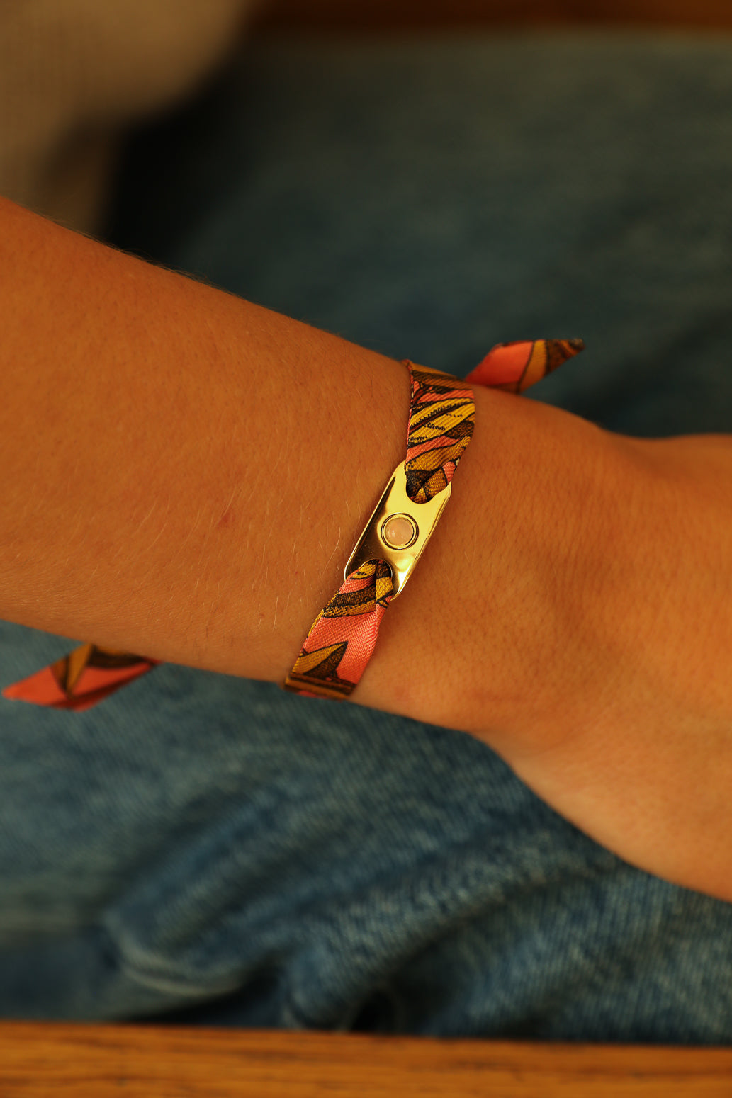 Star Ornament Set + 4cm Ribbon Brown Earth