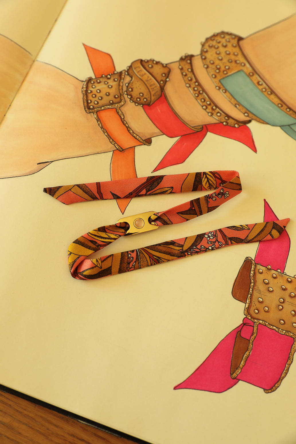 Star Ornament Set + 4cm Ribbon Brown Earth