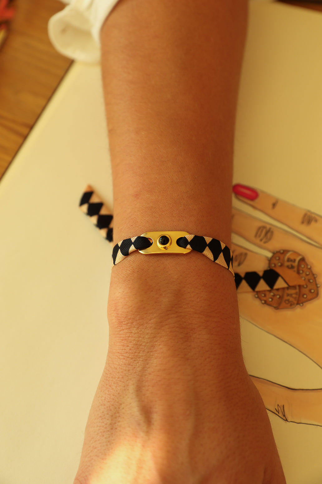 Star Ornament Set + 4cm Ribbon Brown Earth