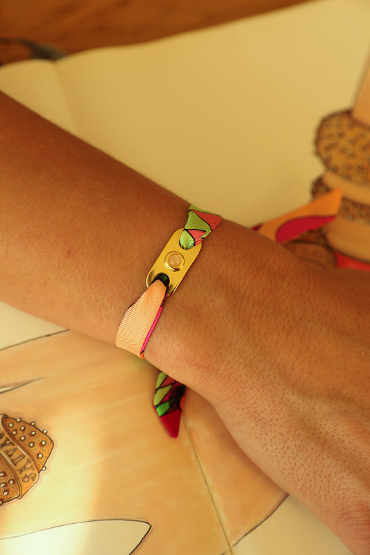 Star Ornament Set + 4cm Ribbon Brown Earth