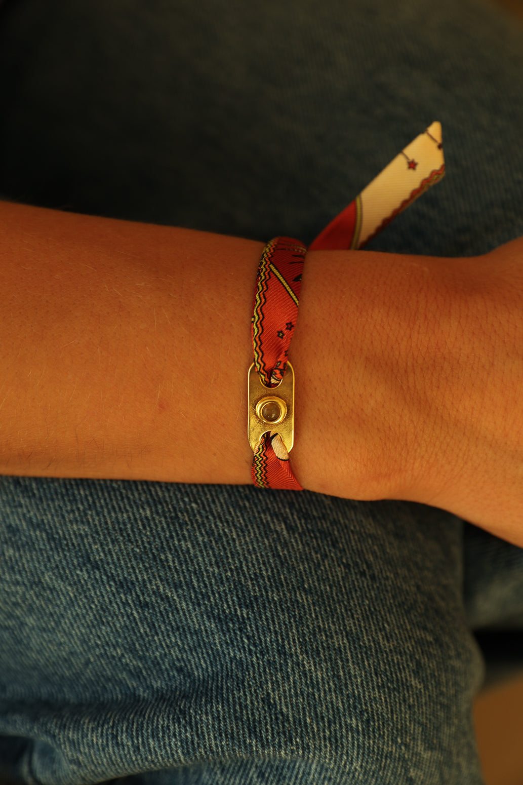 Star Ornament Set + 4cm Ribbon Brown Earth