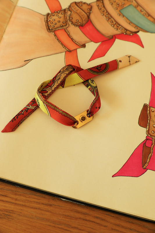 Star Ornament Set + 4cm Ribbon Brown Earth