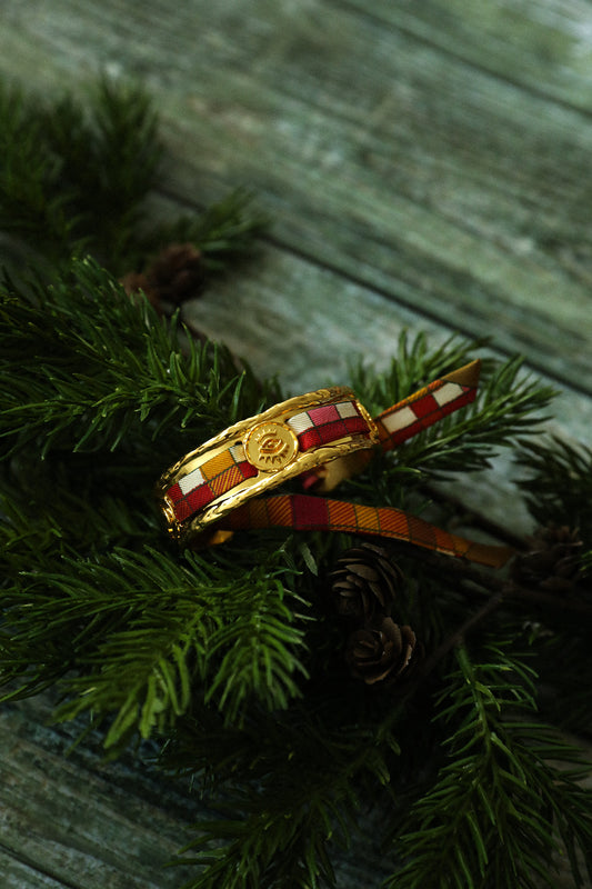 Manchette Irma et son ruban Tartan, neutre