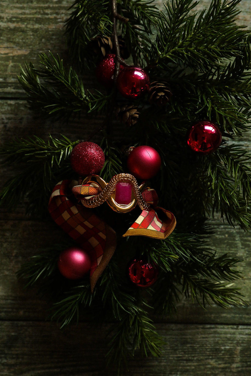 Gypsy Tales 4cm Silk Bracelet, Orange