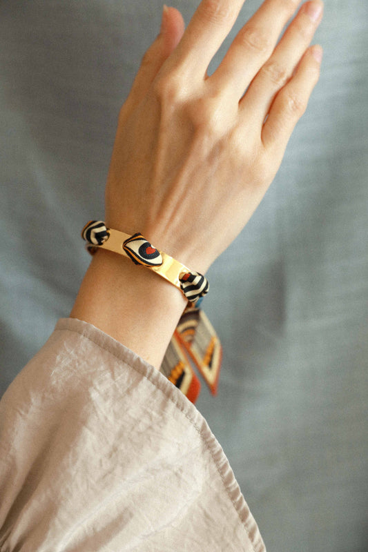 Bracelet Septembre et son ruban The Perfect Match, neutre
