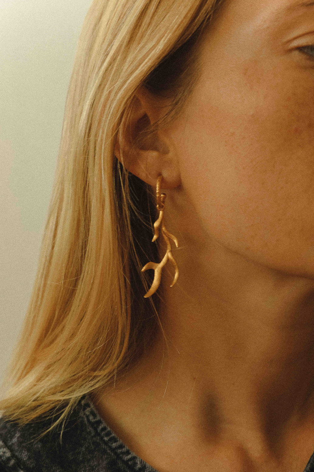 Deer Antler Earrings