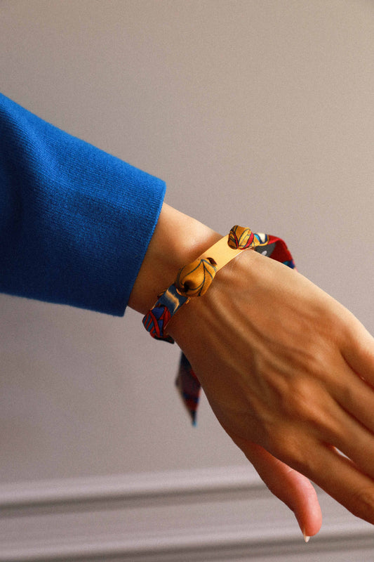 Bracelet Septembre et son ruban Carrousel, coloré