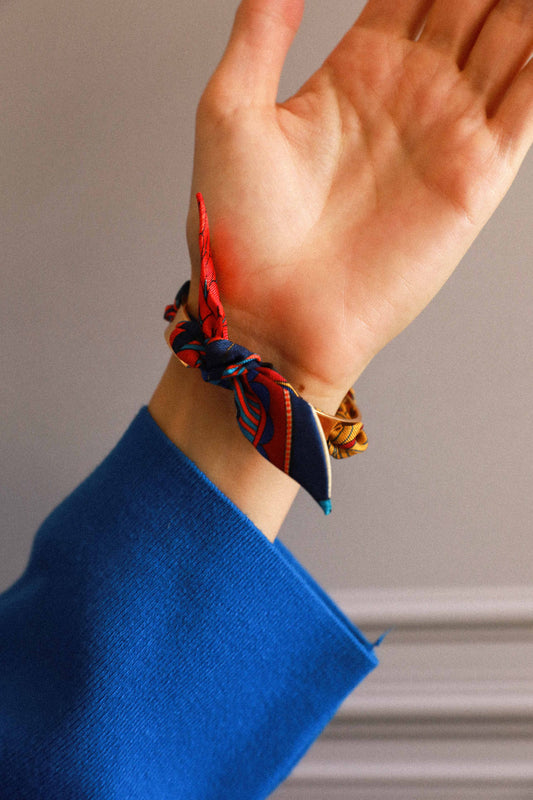 Bracelet Septembre et son ruban Carrousel, coloré