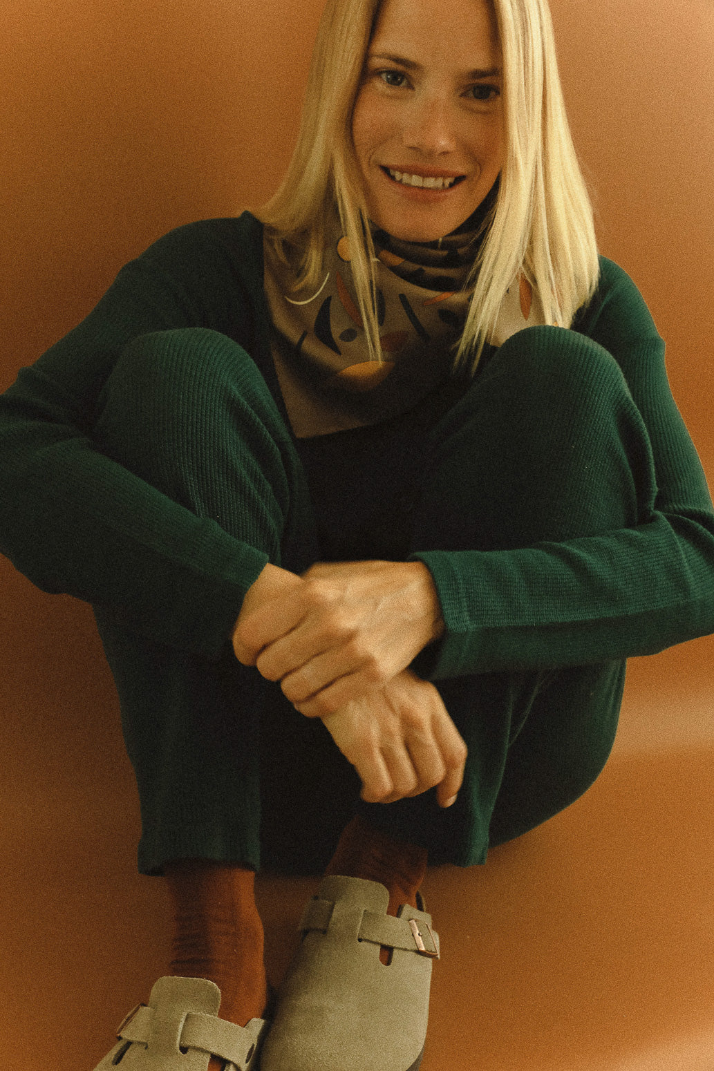 Petit carré 70 cm - Coloriage, taupe