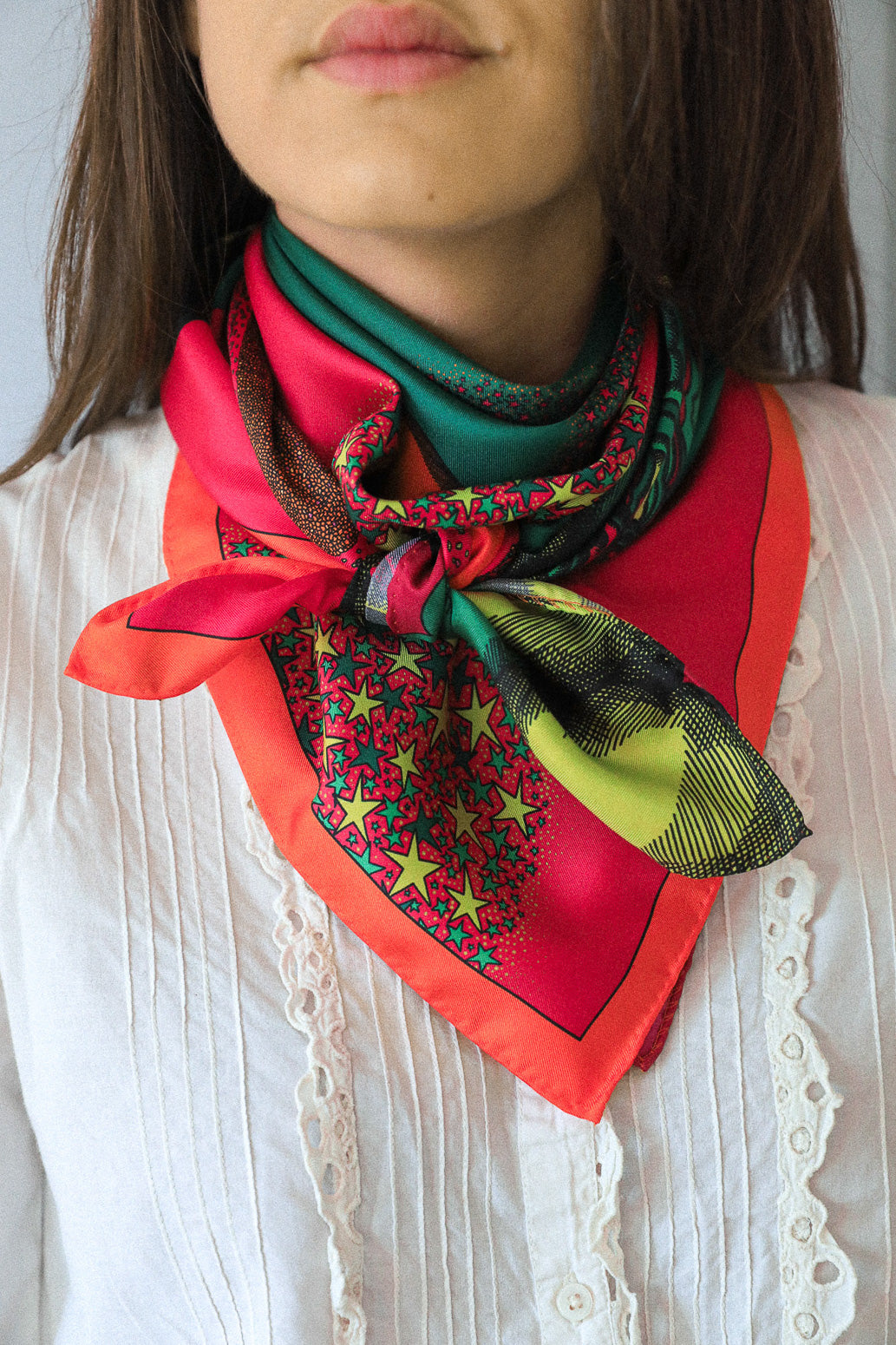 Carré 90 cm - Air, vert