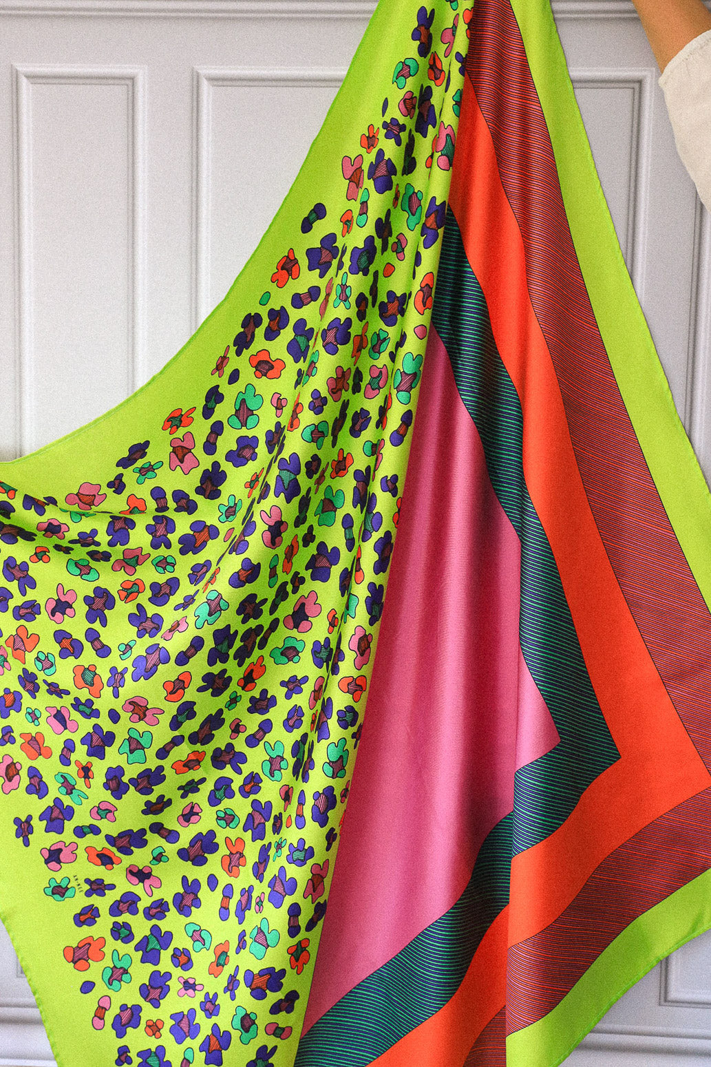 Carré 110 cm Néo-Léo anis flash