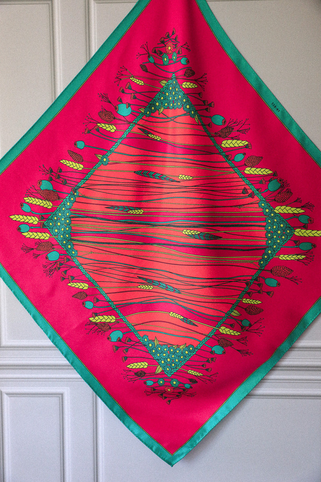 Petit carré 70 cm - June, rose