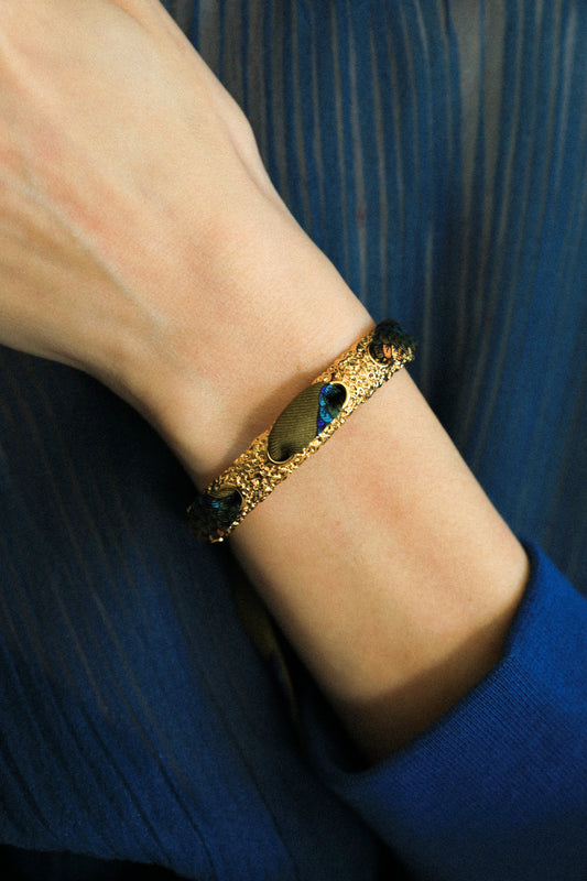 Bracelet Queen et ruban Sirène coloré