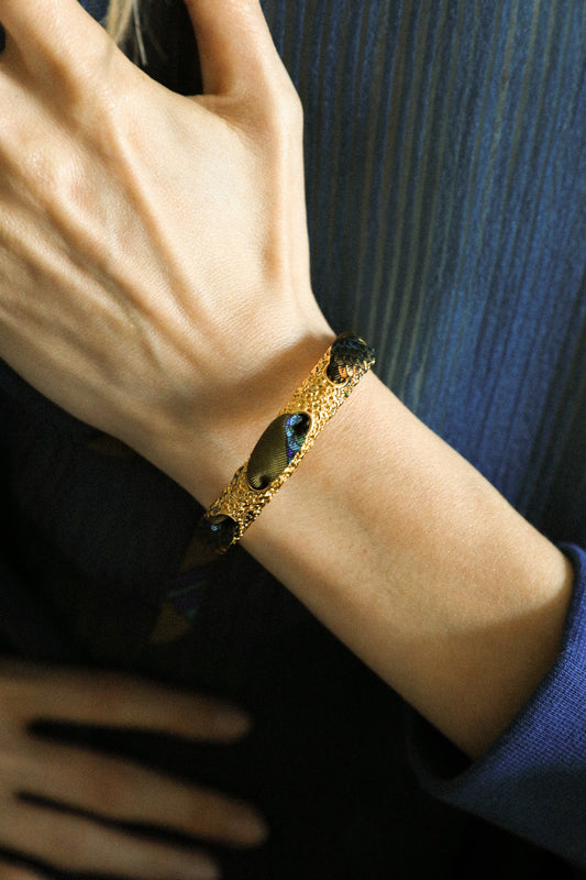 Bracelet Queen et ruban Sirène coloré