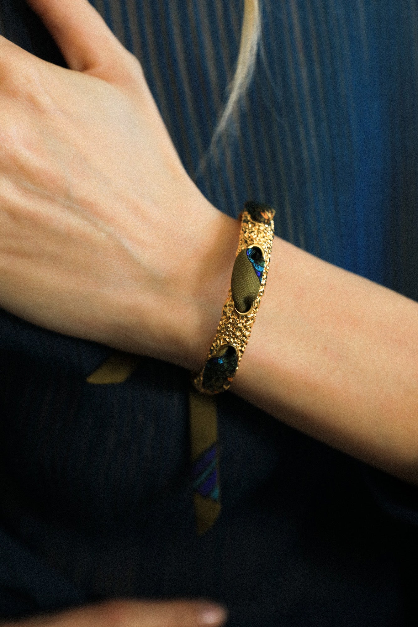 Bracelet Queen et ruban Sirène coloré